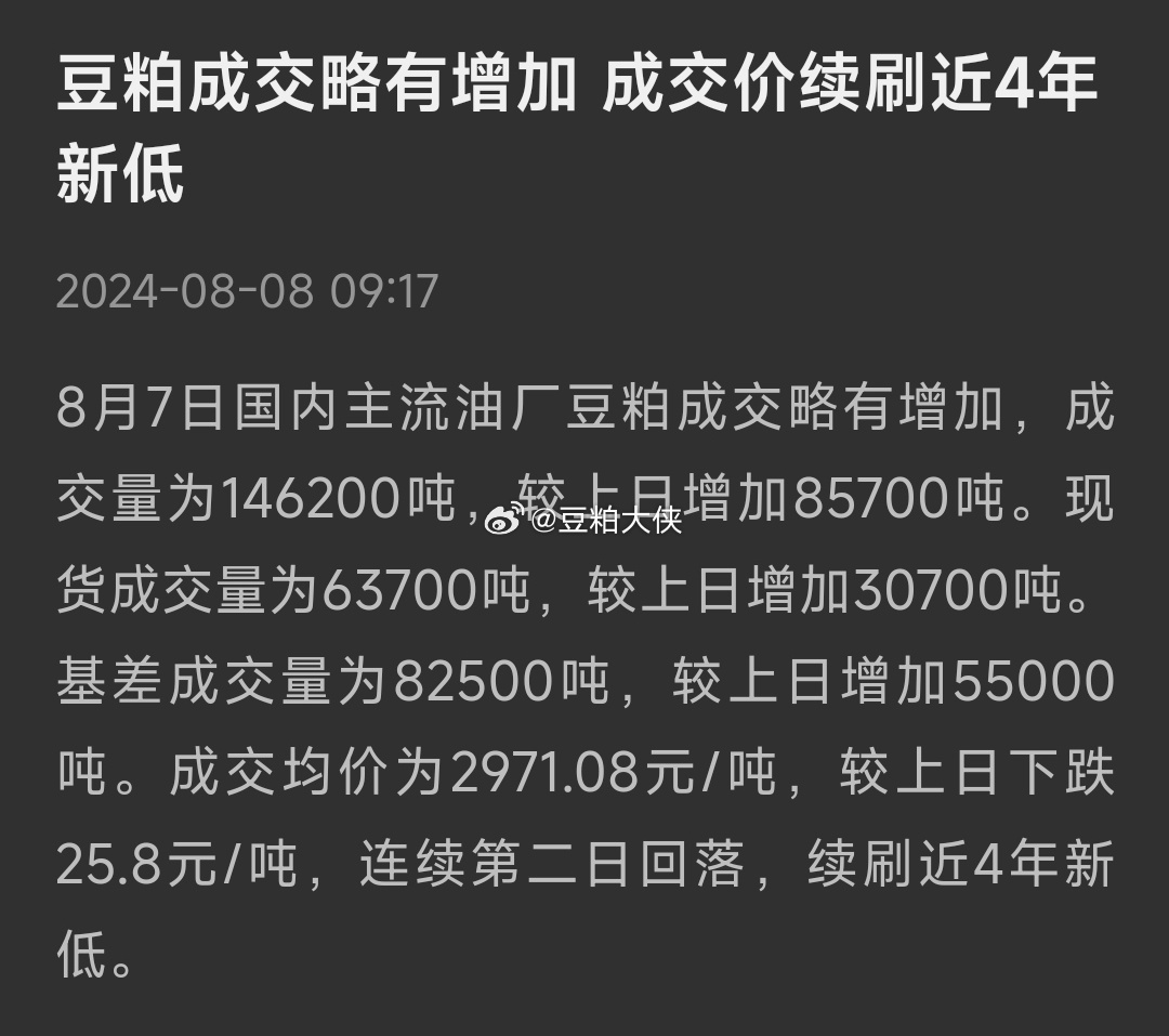 秦皇岛豆粕最新价格，市场走势分析与预测