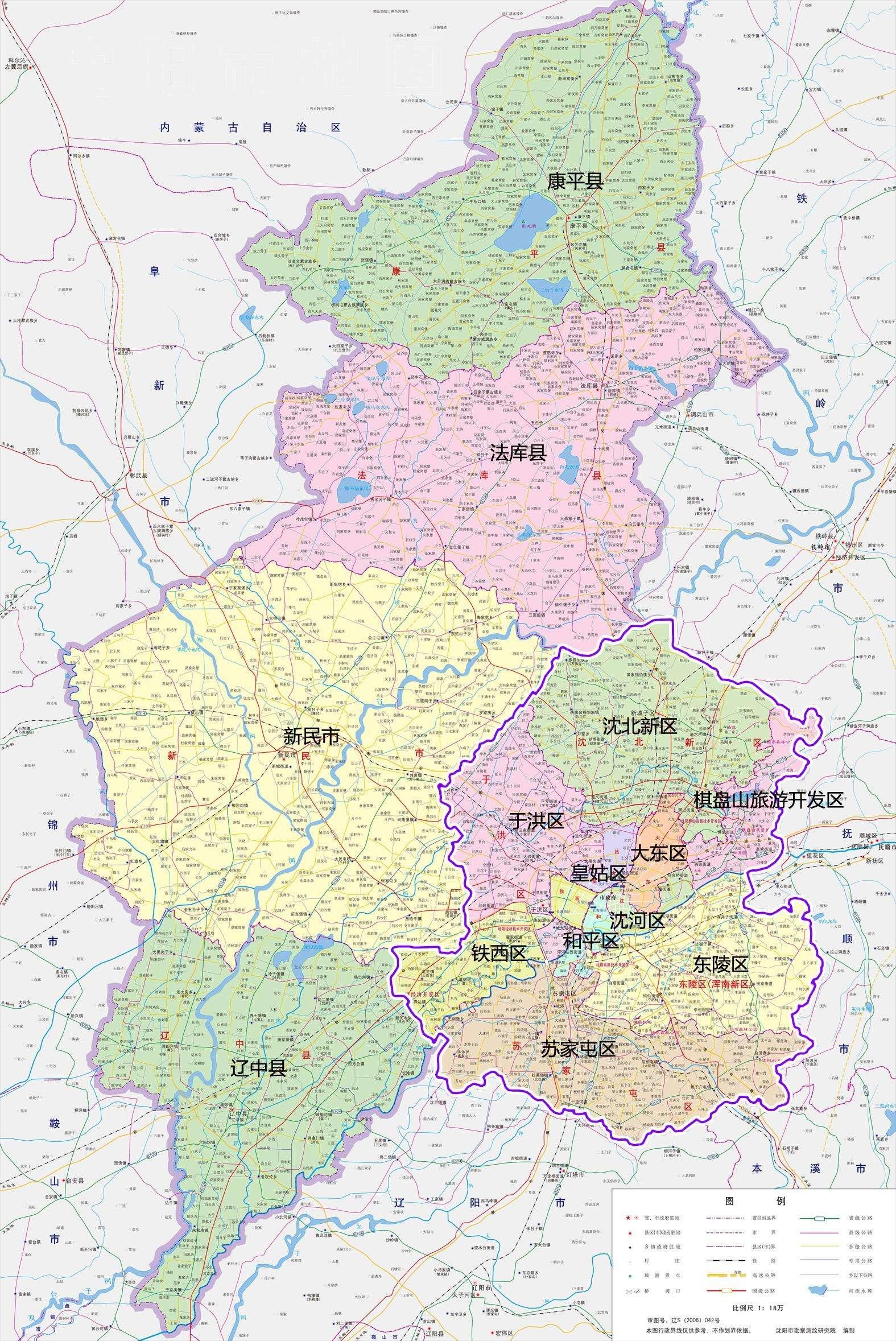 沈阳市最新区域划分地图与小巷深处的独特风味探索