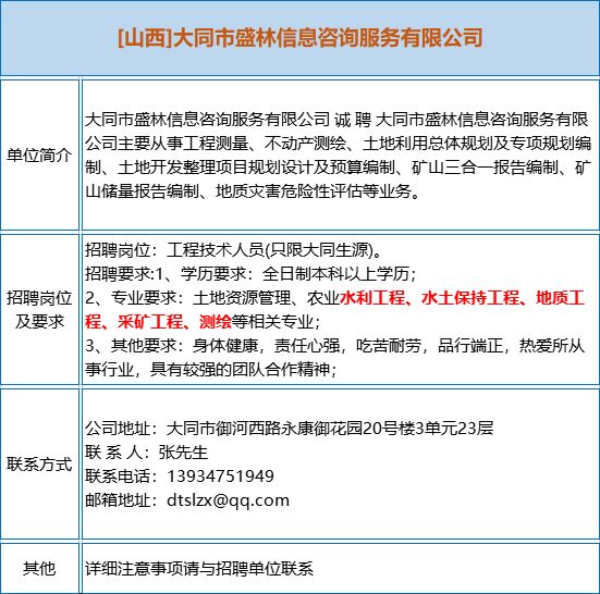最新煤矿招工信息汇总